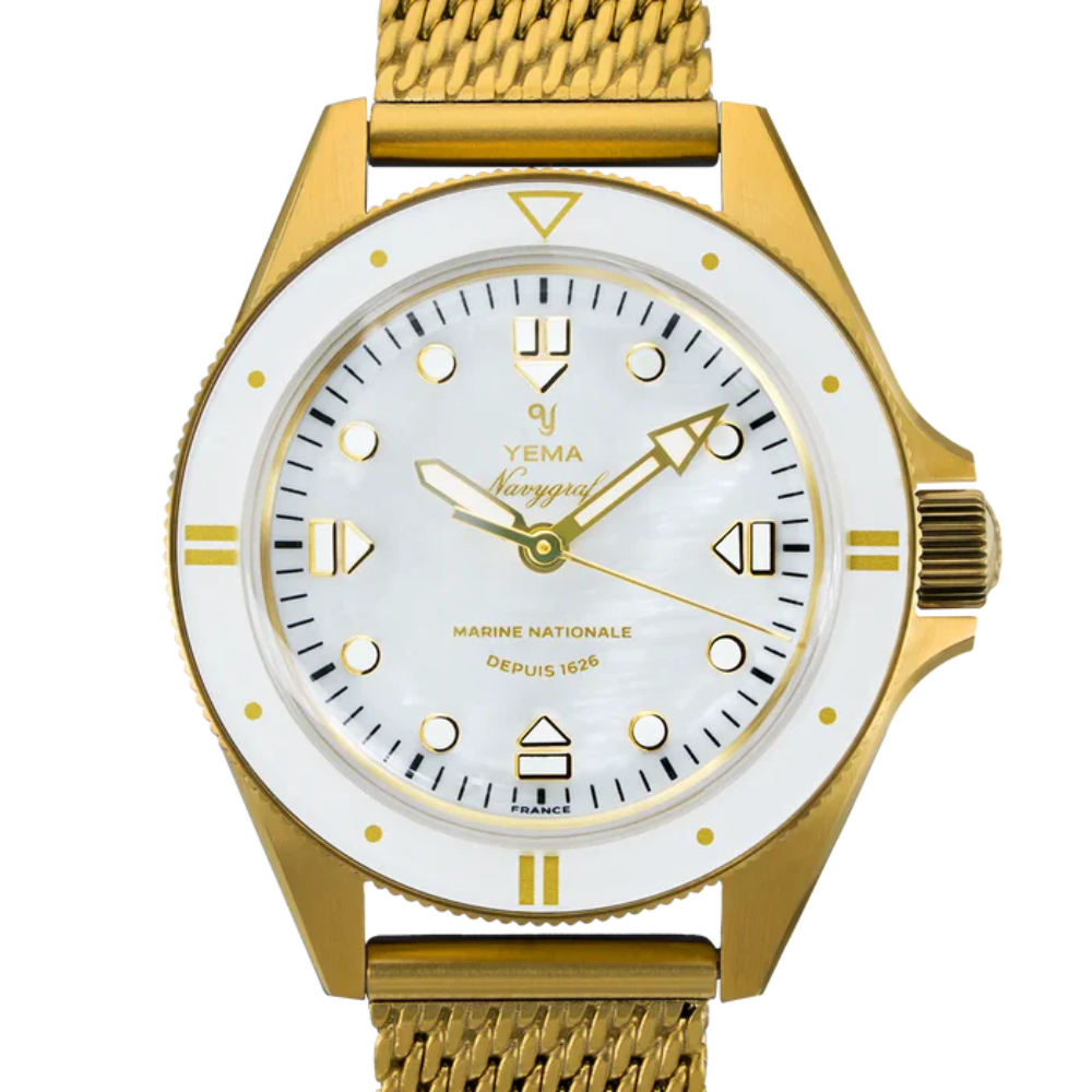 YEMA Navygraf Marine Nationale 400th Anniversary Edition Femme 34mm | YMHF1592MN-BM