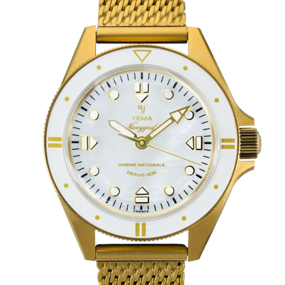 YEMA Navygraf Marine Nationale 400th Anniversary Edition Femme 34mm | YMHF1592MN-BM