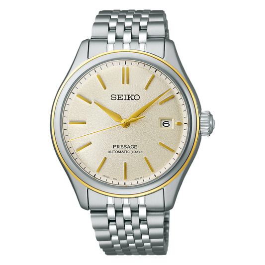 SEIKO Presage Classic Series Automatic Shiro-Iro Ivory Silk Dial | SPB478