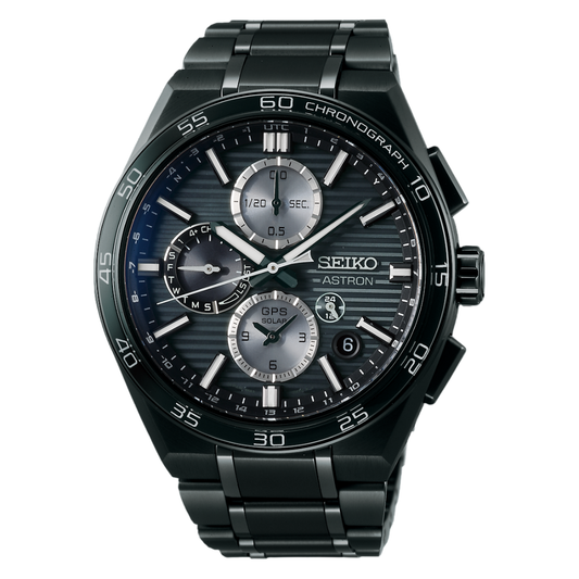 SEIKO Astron GPS Solar Titanium Black Dial | SSH179