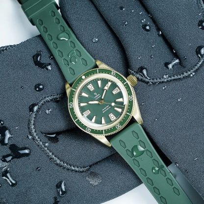 YEMA Skin Diver Slim CMM.20 Bronze Green 39mm | 12.26.20.34.ZN.U4