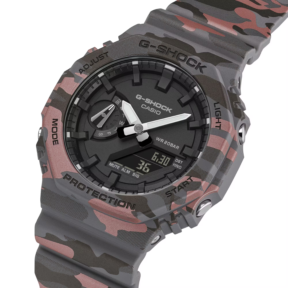 CASIO G-SHOCK ANALOG-DIGITAL 2100 Series Carbon Camouflage | GA2100CM-8A