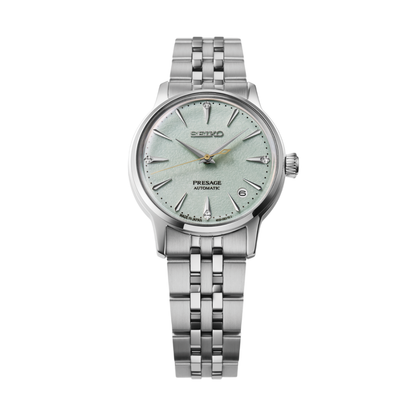 SEIKO Presage Cocktail Time Mint Dial With Diamond Markers | SRPL63