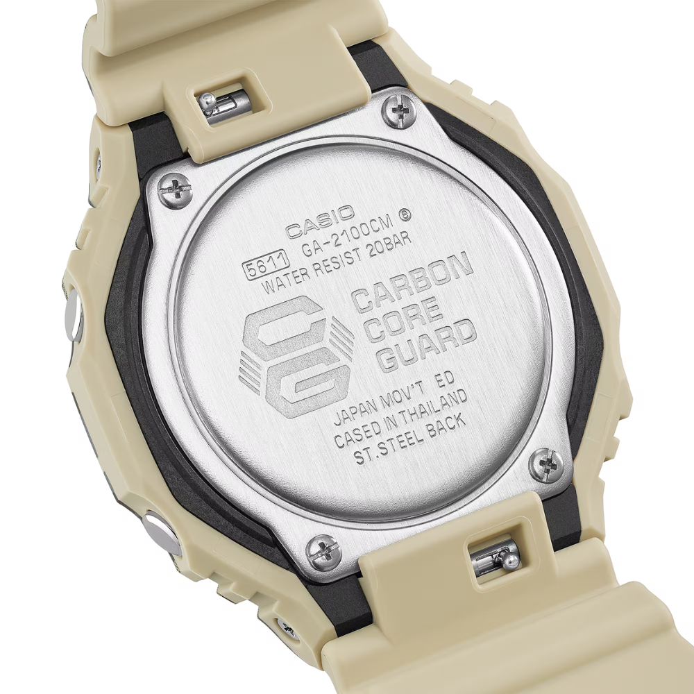 CASIO G-SHOCK ANALOG-DIGITAL 2100 Series Desert Camouflage | GA2100CM-5A
