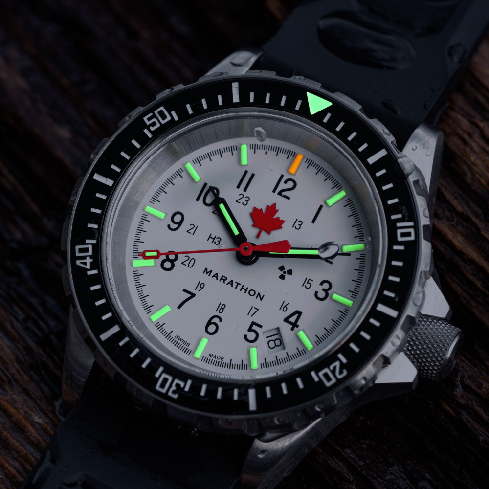 Marathon GSAR® Arctic Edition, Red Maple, Tritium Diver's Automatic 41mm | WW194006SS-1630