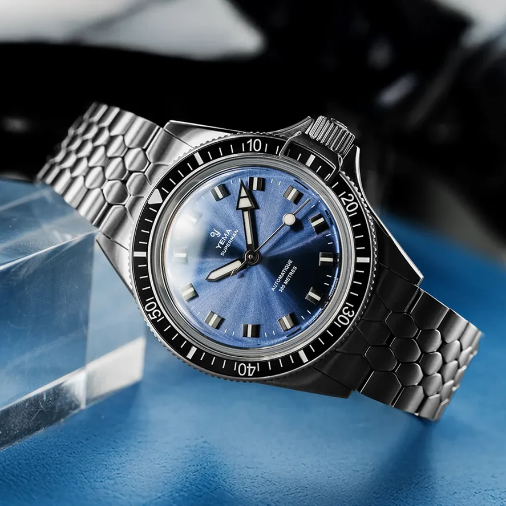 YEMA Superman Steel Blue CMM.10 39mm | 17.26.10.65.SN