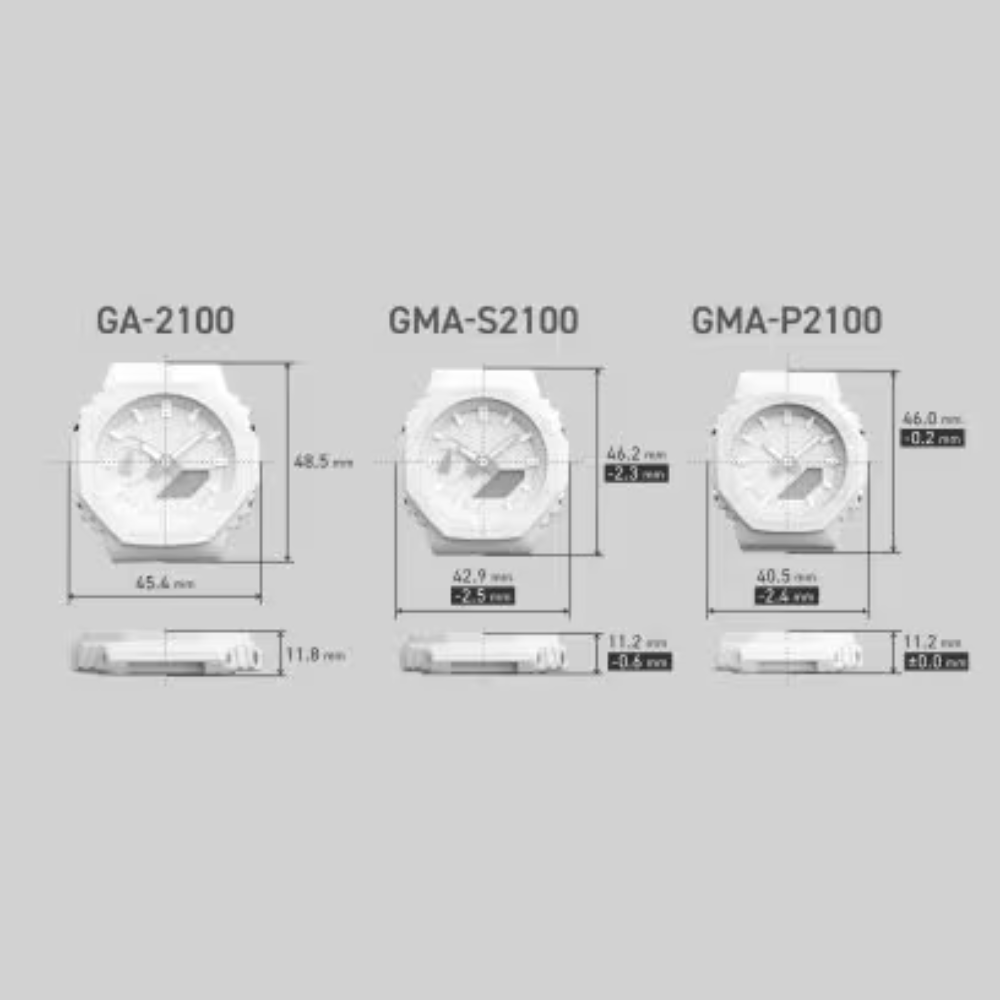 CASIO G-Shock ANALOG-DIGITAL Ladies | GMAP2100SR-1A
