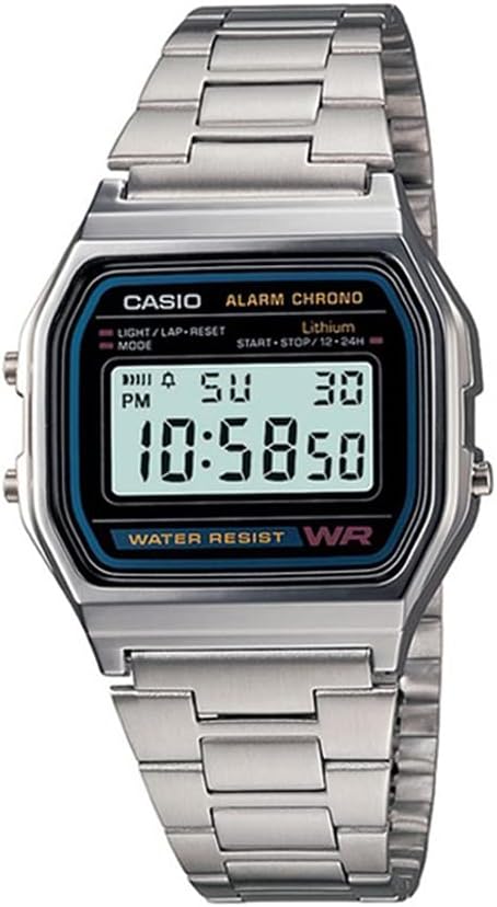 CASIO Classic Digital Stainless Steel Vintage Silver | A158WA-1