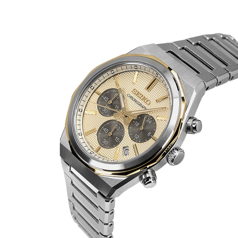 SEIKO Discover More Chronograph Champagne Dial | HGK001