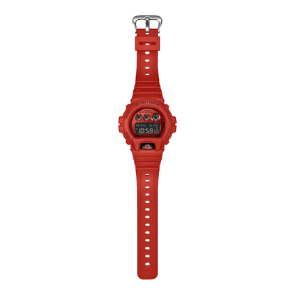 CASIO G-SHOCK DIGITAL 6900 Series Red Resin Strap | DW6900RRB-4
