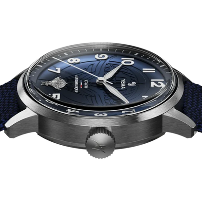 YEMA Flygraf CPA10 Blue Dial 40mm | 64.25.10.05.TN.D5