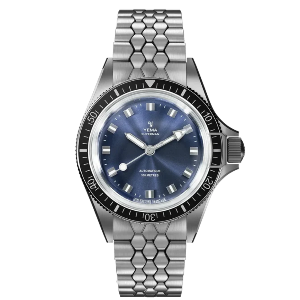 YEMA Superman Steel Blue CMM.10 39mm | 17.26.10.65.SN