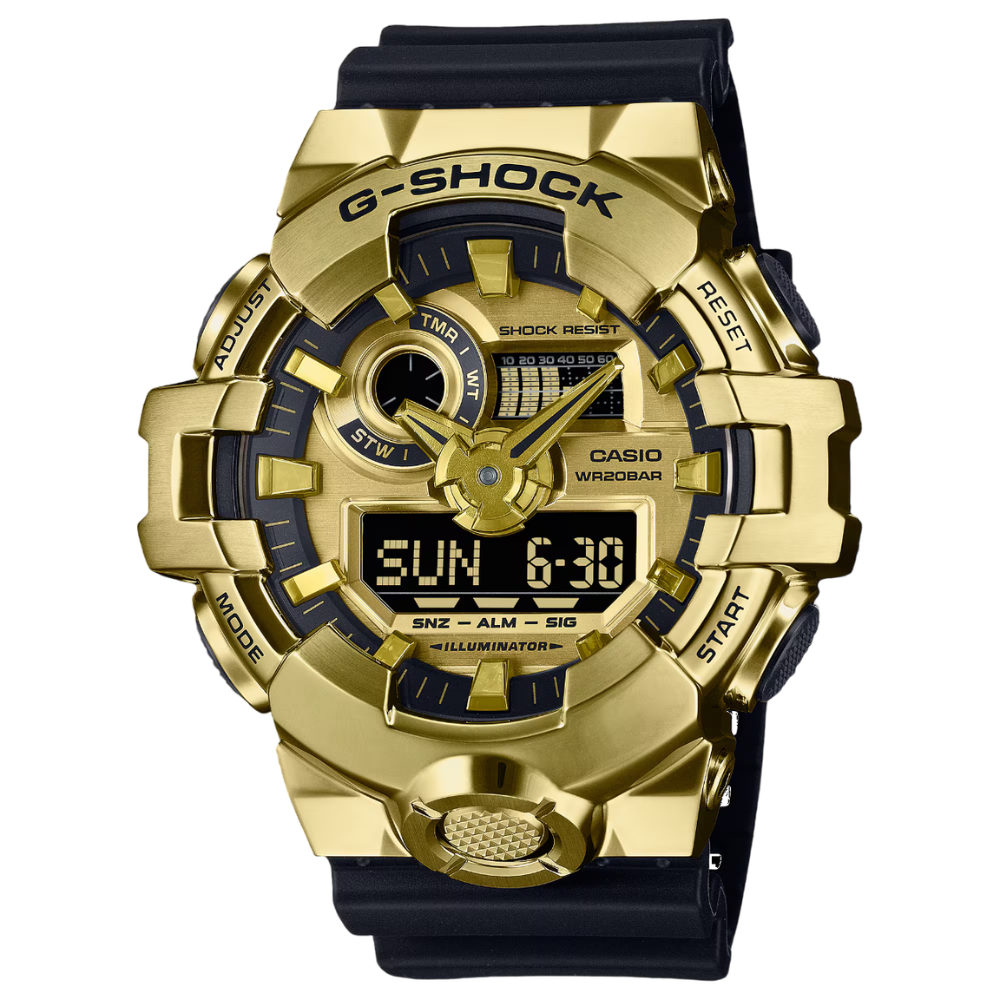 CASIO G-SHOCK G-STEEL 700 SERIES Gold Metal | GM700G-9A