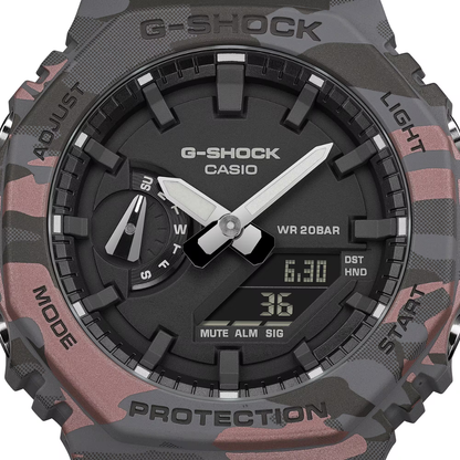 CASIO G-SHOCK ANALOG-DIGITAL 2100 Series Carbon Camouflage | GA2100CM-8A