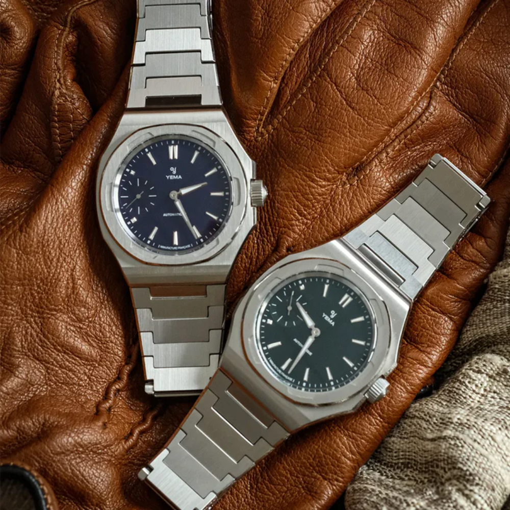 YEMA Wristmaster Slim Small Seconds CMM.29 Dial Blue 39mm | 76.26.29.05.SN.M