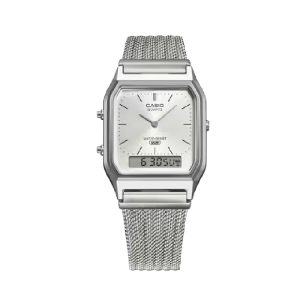 CASIO Quartz Vintage Stainless Steel  | AQ230EM-7A