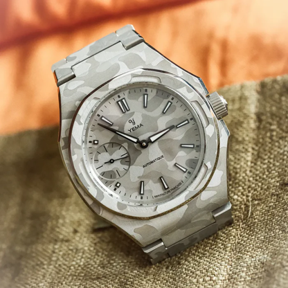 YEMA Wristmaster Slim Small Seconds CMM.29 Camo Special Edition | 76.26.29.09.SNL.M