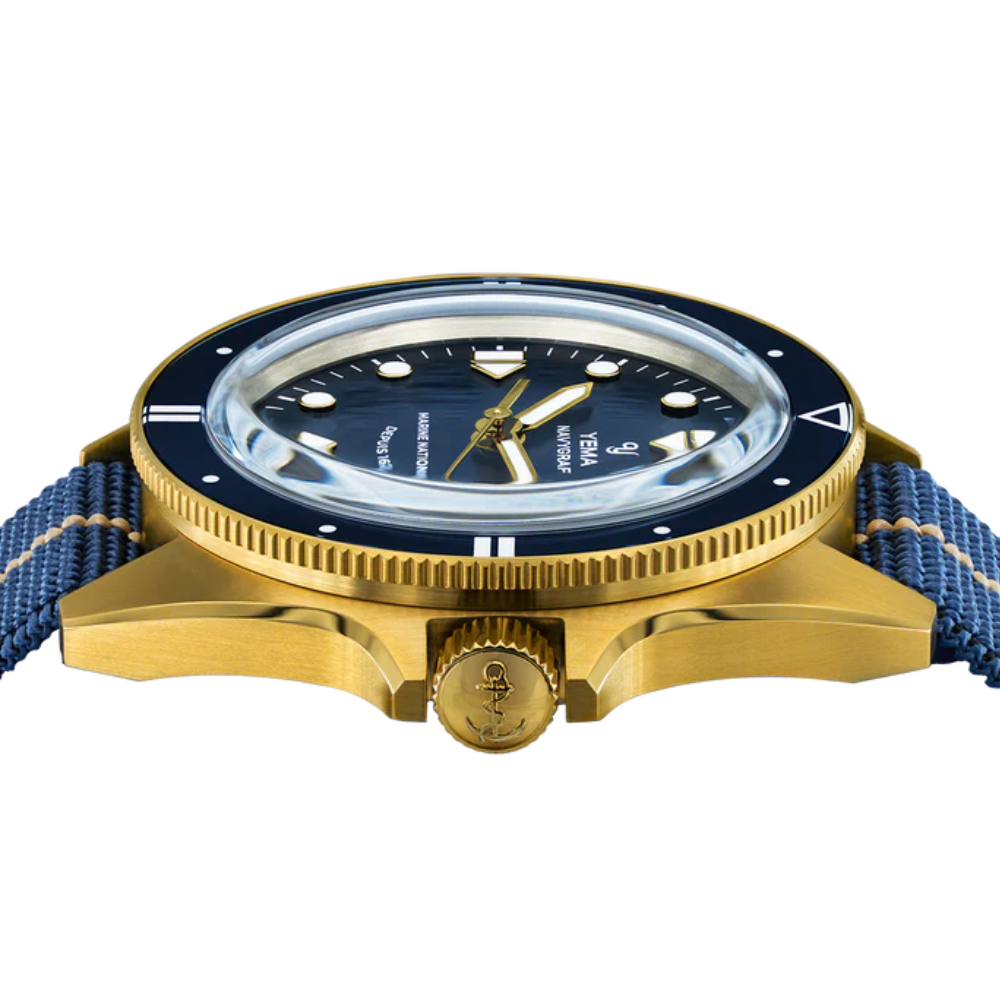 YEMA Navygraf Marine Nationale 400th Anniversary Edition 39mm | YMHF1591MN-GG