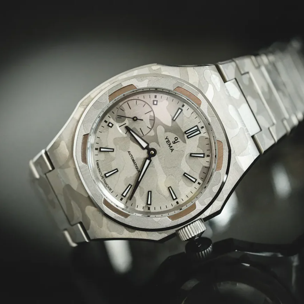 YEMA Wristmaster Slim Small Seconds CMM.29 Camo Special Edition | 76.26.29.09.SNL.M