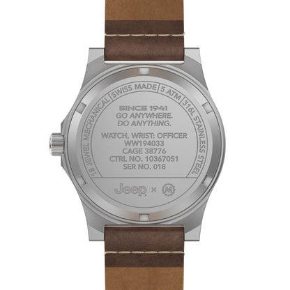 Marathon Willys SSGPM Jeep x Marathon Officer's Mechanical 41mm | WW194033SS-4001