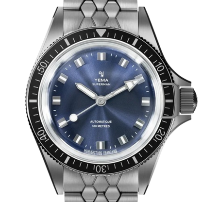 YEMA Superman Steel Blue CMM.10 39mm | 17.26.10.65.SN