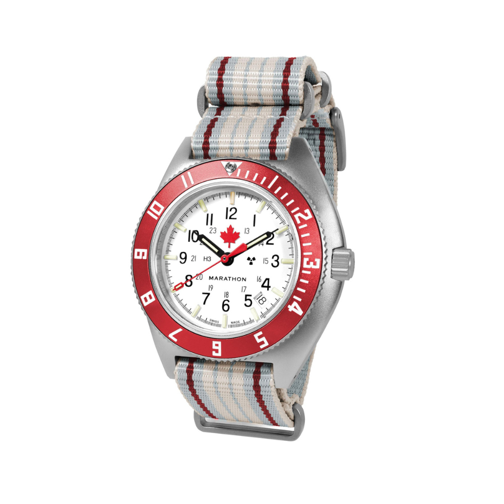 Marathon SSNAV-D AUTO Arctic Edition, Tritium Pilot's Automatic White Dial 41mm | WW194030SS-1601