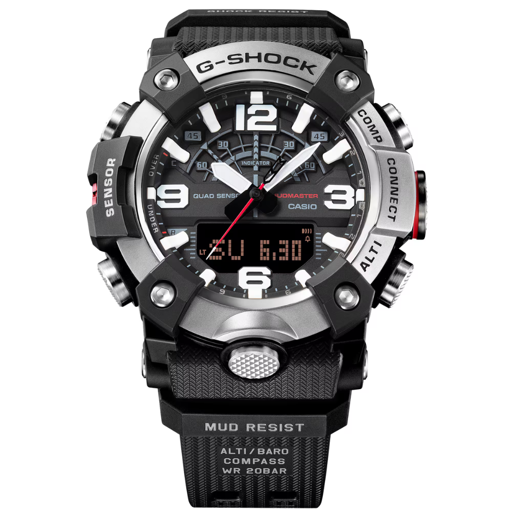 CASIO G-SHOCK Quad Sensor MASTER OF G-LAND Black and Metallic | GGB100XM-1A