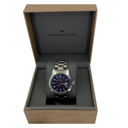 Hamilton Khaki Field Auto 42mm Blue Dial  (H70605140)