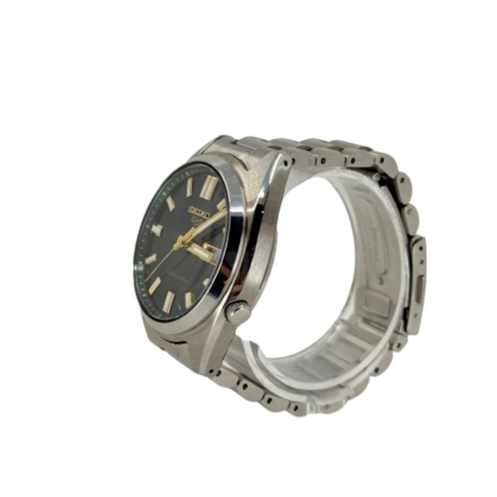 SEIKO 5 Sports SNXS Vintage Gold Collection in Green Tie (SRPL57K1)