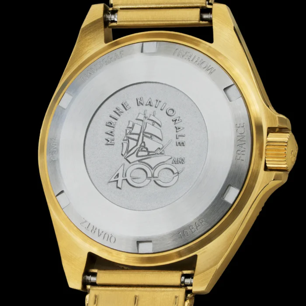 YEMA Navygraf Marine Nationale 400th Anniversary Edition Femme 34mm | YMHF1592MN-BM