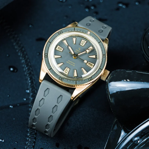 YEMA Skin Diver Slim CMM.20 Bronze Grey Limited Edition 39mm | 12.26.20.39.ZNL.U9