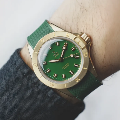 YEMA Superman Bronze CMM.10 Green Dial 39mm | 17.26.10.34.ZN.U4