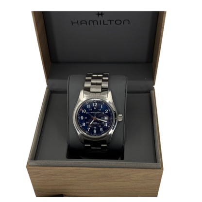 Hamilton Khaki Field Auto 42mm Blue Dial  (H70605140)