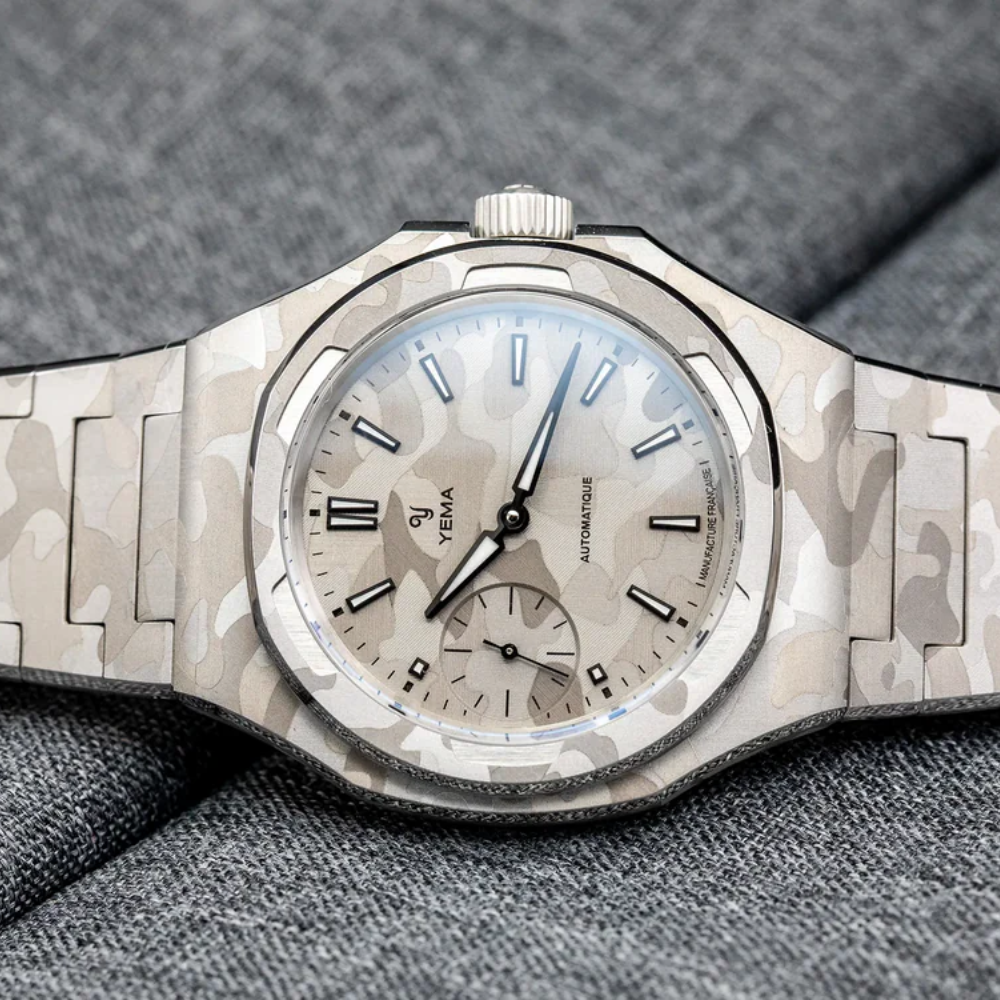 YEMA Wristmaster Slim Small Seconds CMM.29 Camo Special Edition | 76.26.29.09.SNL.M