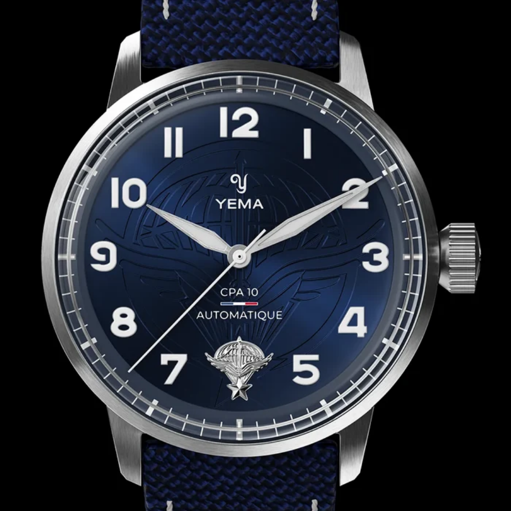 YEMA Flygraf CPA10 Blue Dial 40mm | 64.25.10.05.TN.D5