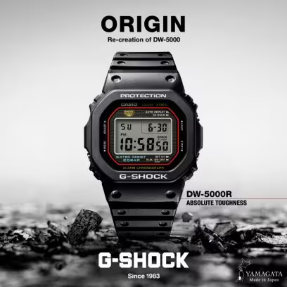 CASIO G-SHOCK Lithium Digital 5000 SERIES | DW5000R-1A
