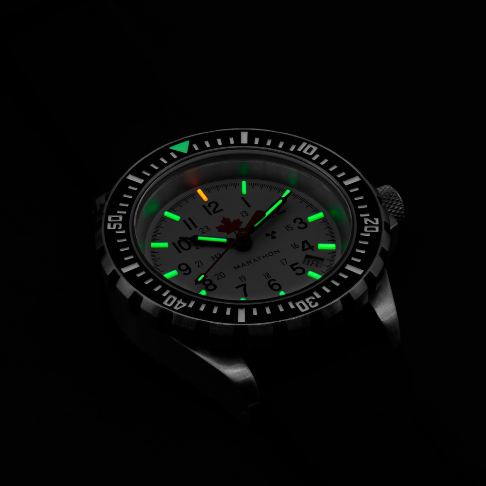 Marathon GSAR® Arctic Edition, Red Maple, Tritium Diver's Automatic 41mm | WW194006SS-1630