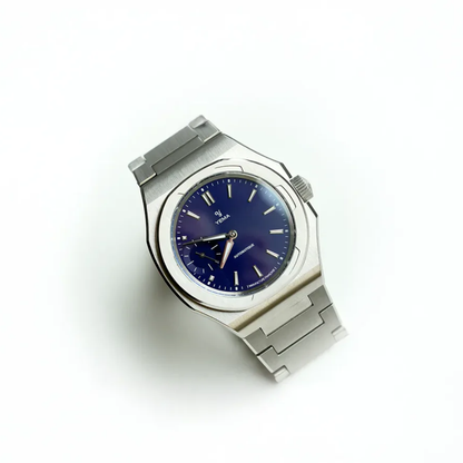 YEMA Wristmaster Slim Small Seconds CMM.29 Dial Blue 39mm | 76.26.29.05.SN.M