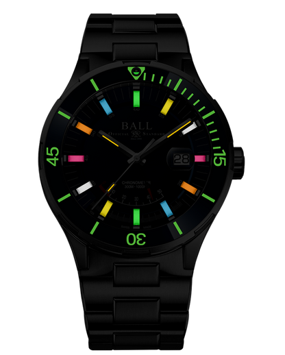 BALL Roadmaster Challenger Power Reserve Blue (43mm) Rainbow Lume | DP3306A-S2CJ-BER