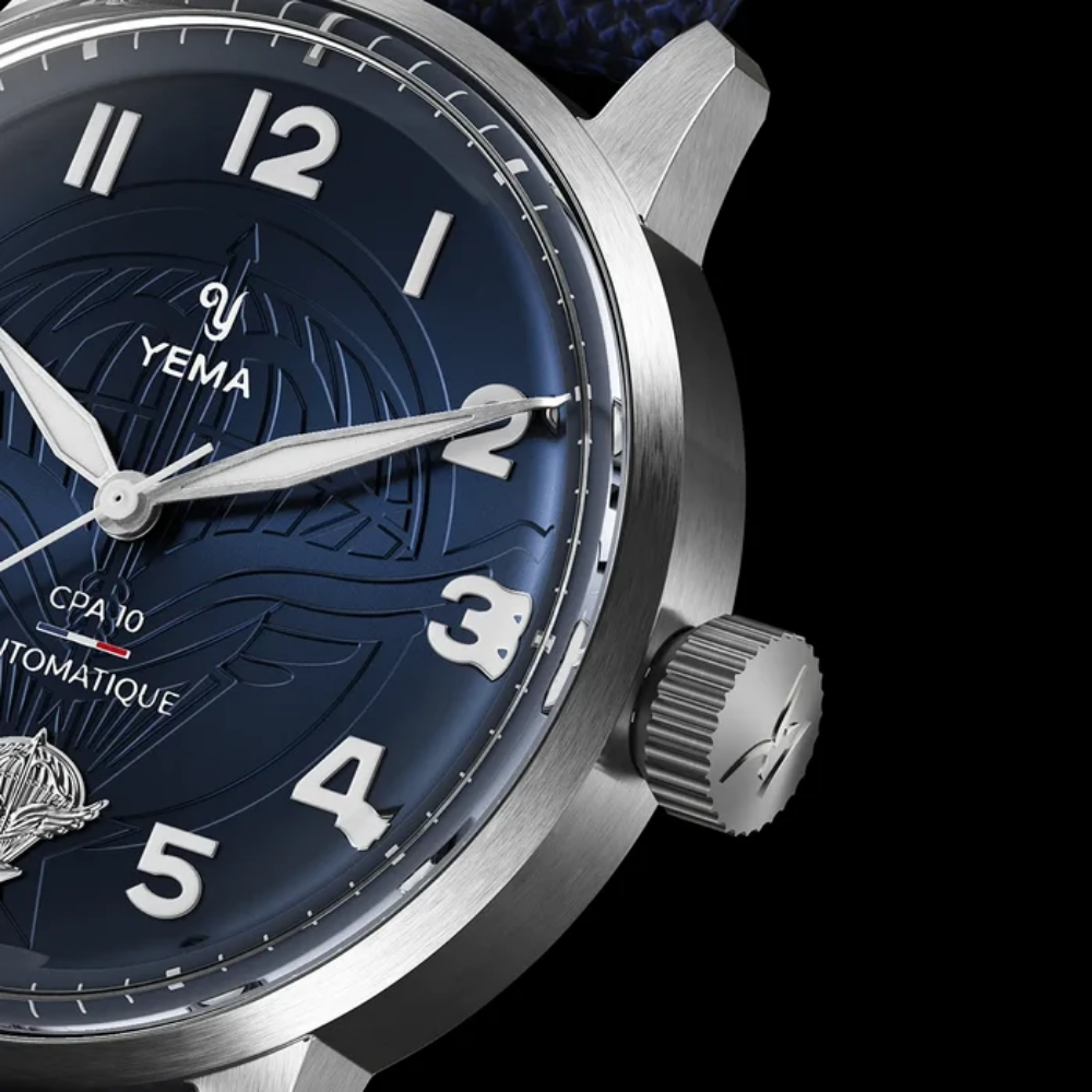 YEMA Flygraf CPA10 Blue Dial 40mm | 64.25.10.05.TN.D5