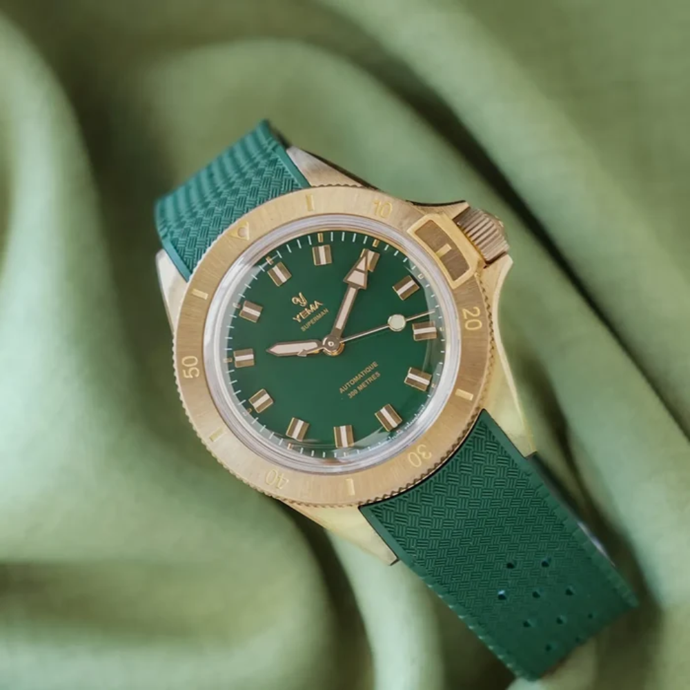 YEMA Superman Bronze CMM.10 Green Dial 39mm | 17.26.10.34.ZN.U4
