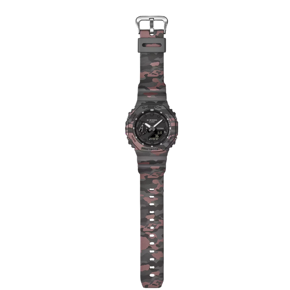 CASIO G-SHOCK ANALOG-DIGITAL 2100 Series Carbon Camouflage | GA2100CM-8A