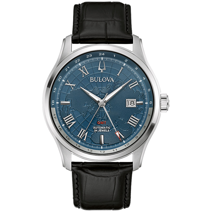 BULOVA Classic Wilton GMT Blue | 96B385