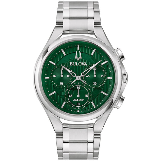 BULOVA CURV Chronograph Green | 96A297