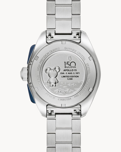 BULOVA Lunar Pilot Timascus Silver-Tone Stainless Steel Limited Editon | 98A329