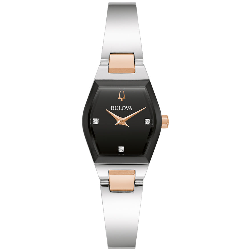 BULOVA Gemini Stainless Steel Bangle Modern | 98P216