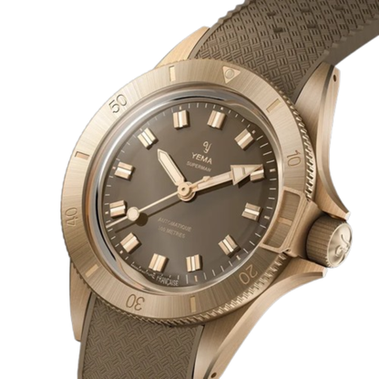 YEMA Superman Bronze CMM.10 Brown Dial 39mm | 17.26.10.38.ZN.U8