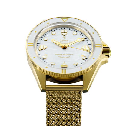 YEMA Navygraf Marine Nationale 400th Anniversary Edition Femme 34mm | YMHF1592MN-BM