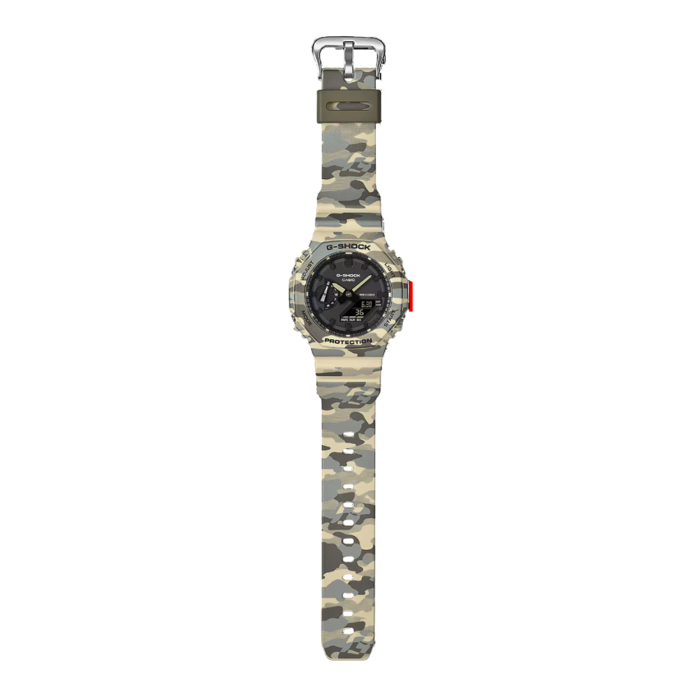 CASIO G-SHOCK ANALOG-DIGITAL 2100 Series Desert Camouflage | GA2100CM-5A
