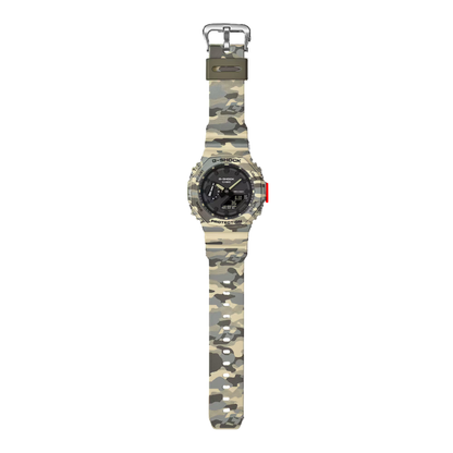 CASIO G-SHOCK ANALOG-DIGITAL 2100 Series Desert Camouflage | GA2100CM-5A